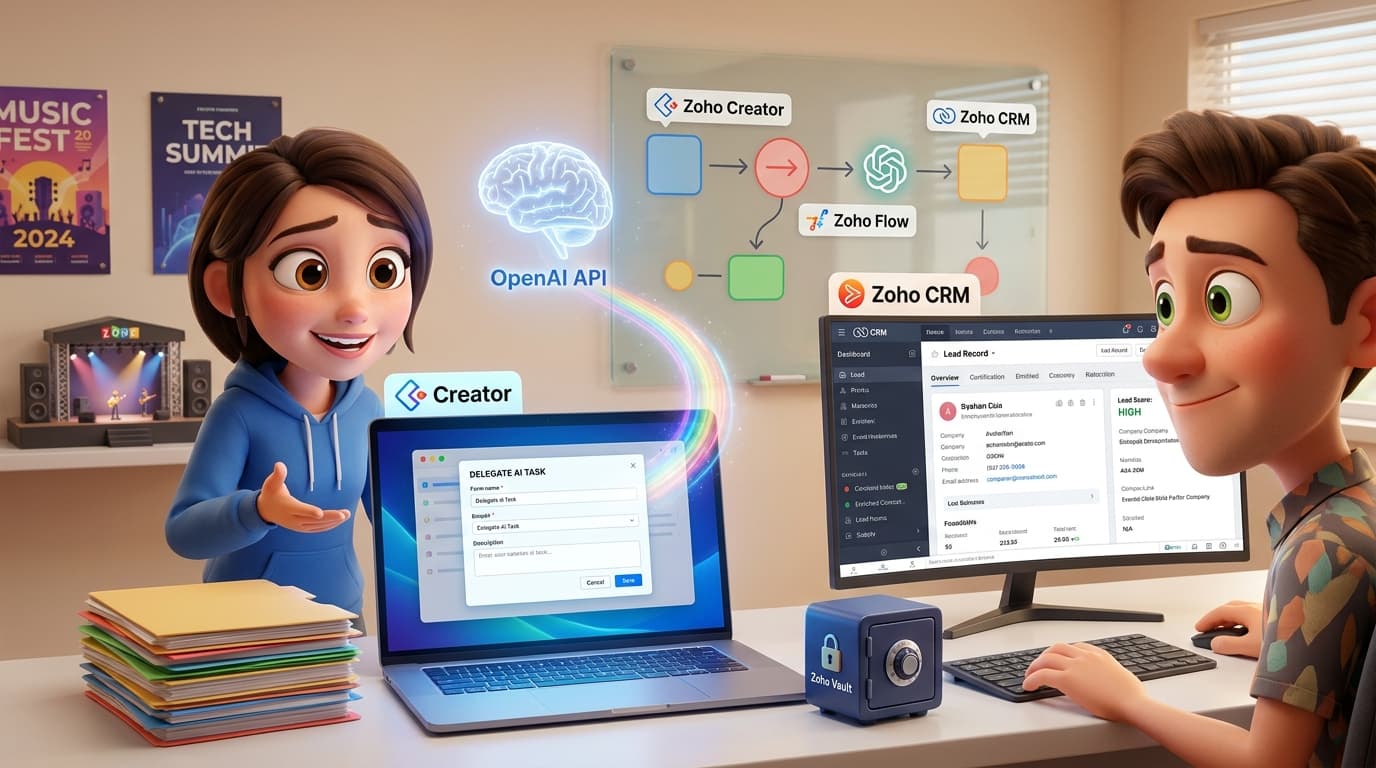 KI-Assistent für Lead-Management mit Zoho Creator, Zoho CRM und OpenAI API erstellen: Schritt-für-Schritt-Tutorial