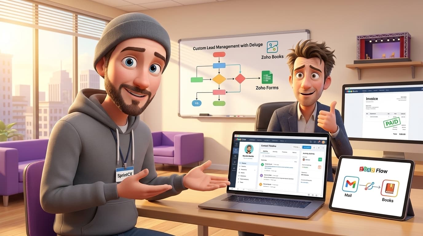 Tutorial: Custom Lead-Management in Zoho CRM mit Deluge und Zoho Flow