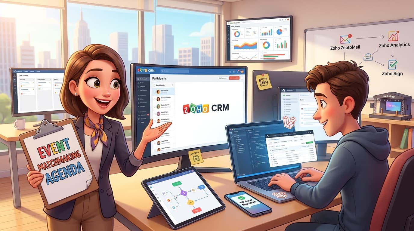 Tutorial: Laravel und Zoho CRM, Projects, Analytics API für Kundenportal-Integration