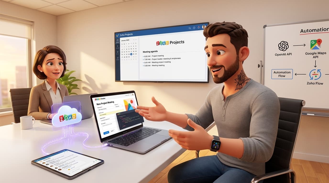 Tutorial: Zoho Projects, Catalyst und externe APIs für smarte Meeting-Agenda