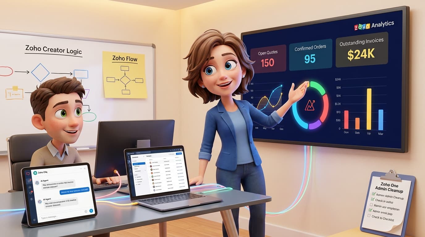 Zoho Analytics, CRM und OpenAI API: Zentrales KPI-Dashboard mit KI-Agent Tutorial