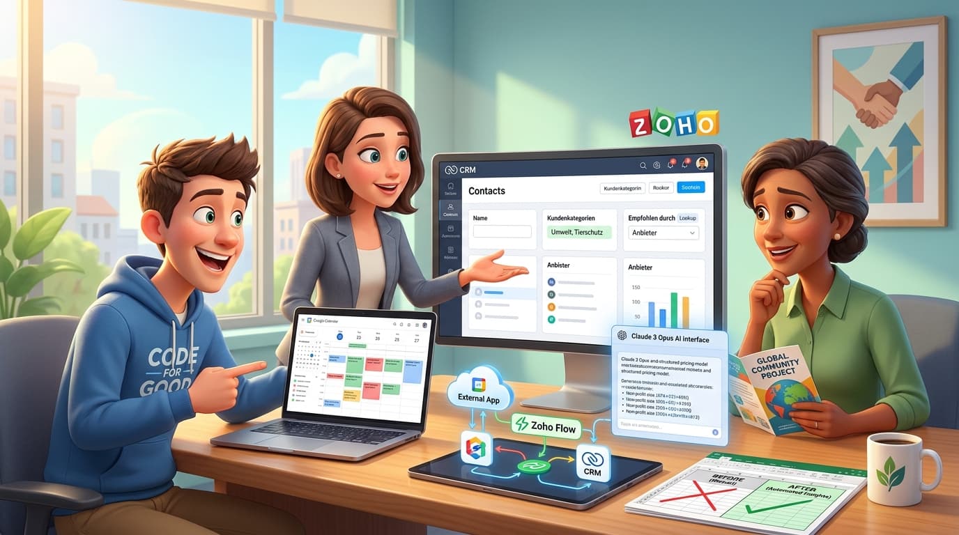 Zoho Bookings, Google Calendar und Zoho CRM per API integrieren: Tutorial für Termin- und Empfehlungs-Management