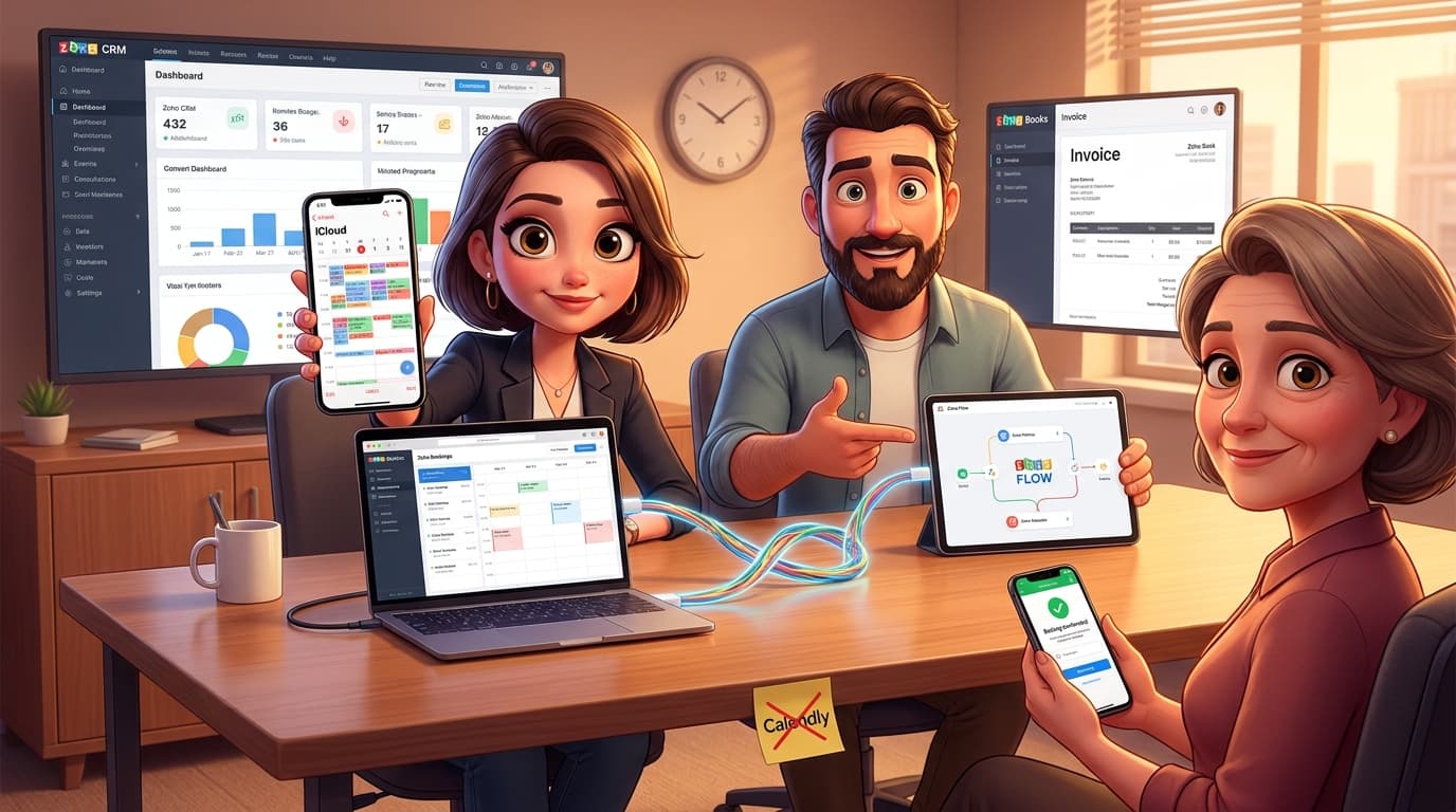 Zoho Bookings, Zoho CRM und iCloud-Kalender im Lead-Management Tutorial