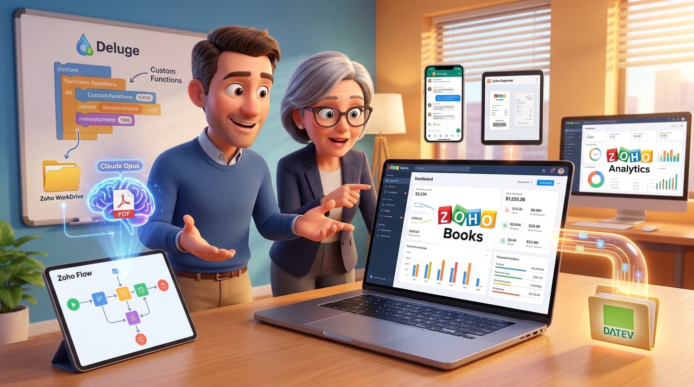 Zoho Books, OpenAI API und DATEV: Automatisierter Kontenplan-Abgleich im Praxistutorial
