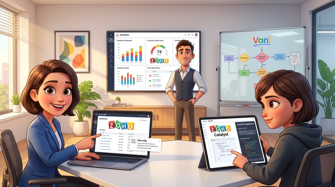 Zoho CRM, Billing und Catalyst plus Claude API: Lead-Bereinigung und proaktives Customer Success Tutorial
