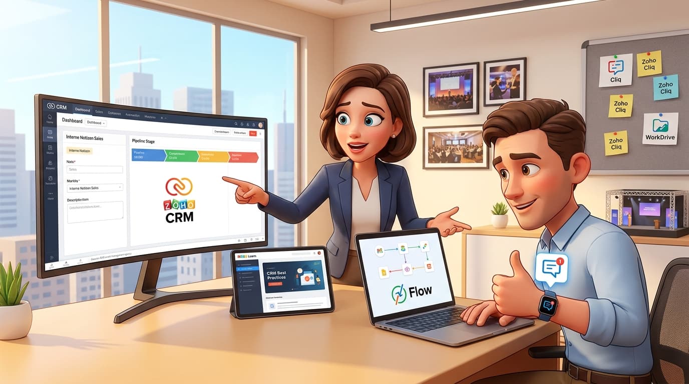 Zoho CRM, Deluge & LinkedIn-API für Lead-Management und Pipeline-Steuerung: Schritt-für-Schritt Tutorial