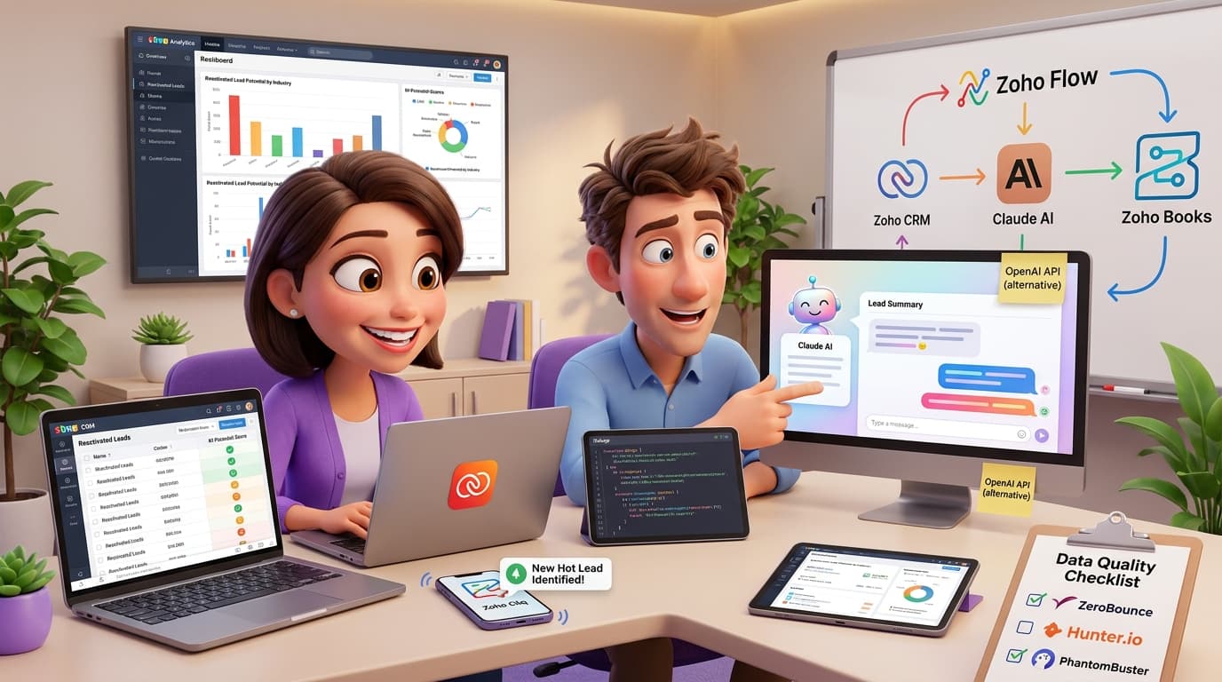 Zoho CRM, Deluge und Claude API im Lead-Management: Tutorial zur KI-basierten Altkontakt-Analyse