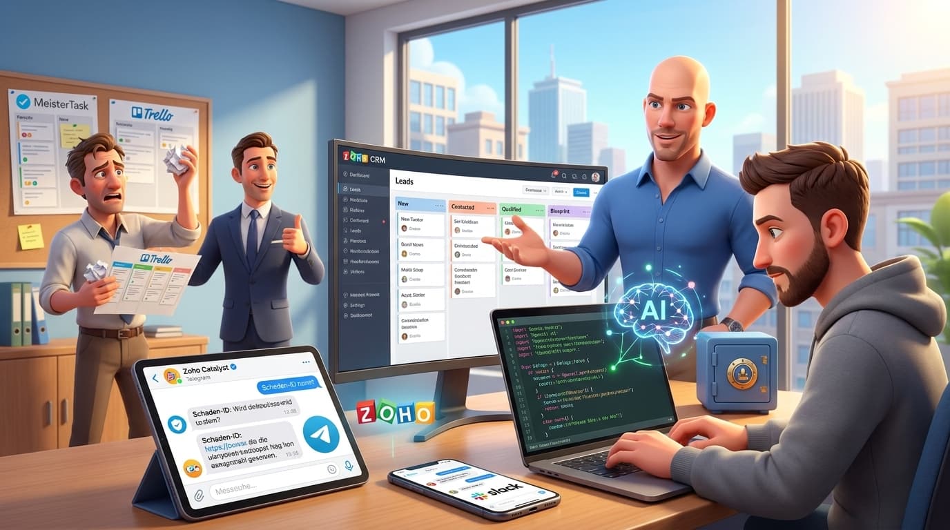 Zoho CRM, Deluge und OpenAI API für KI-gestütztes Lead-Management Tutorial