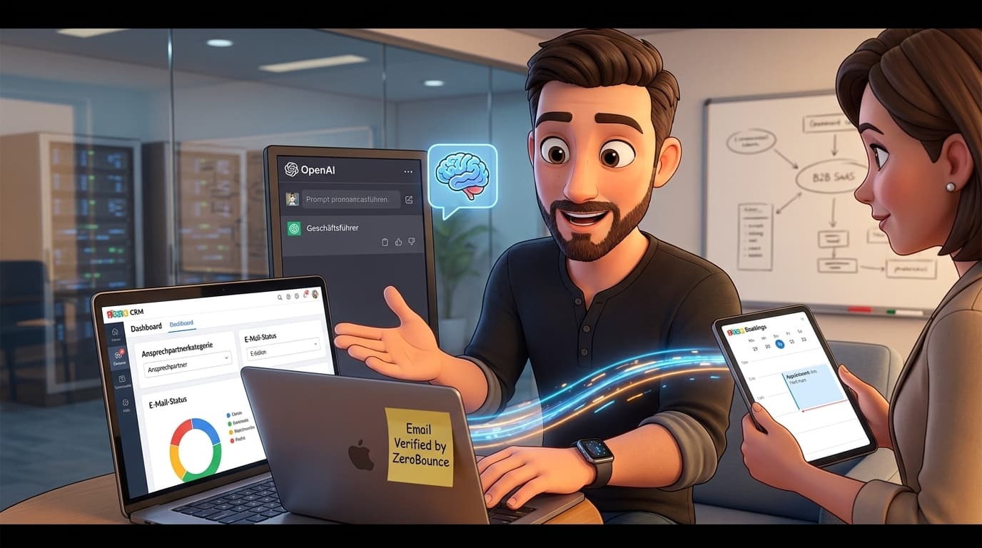 Zoho CRM, OpenAI API und ZeroBounce: Tutorial für B2B-Drip-Mailings mit A/B-Testing und Lead-Qualifizierung