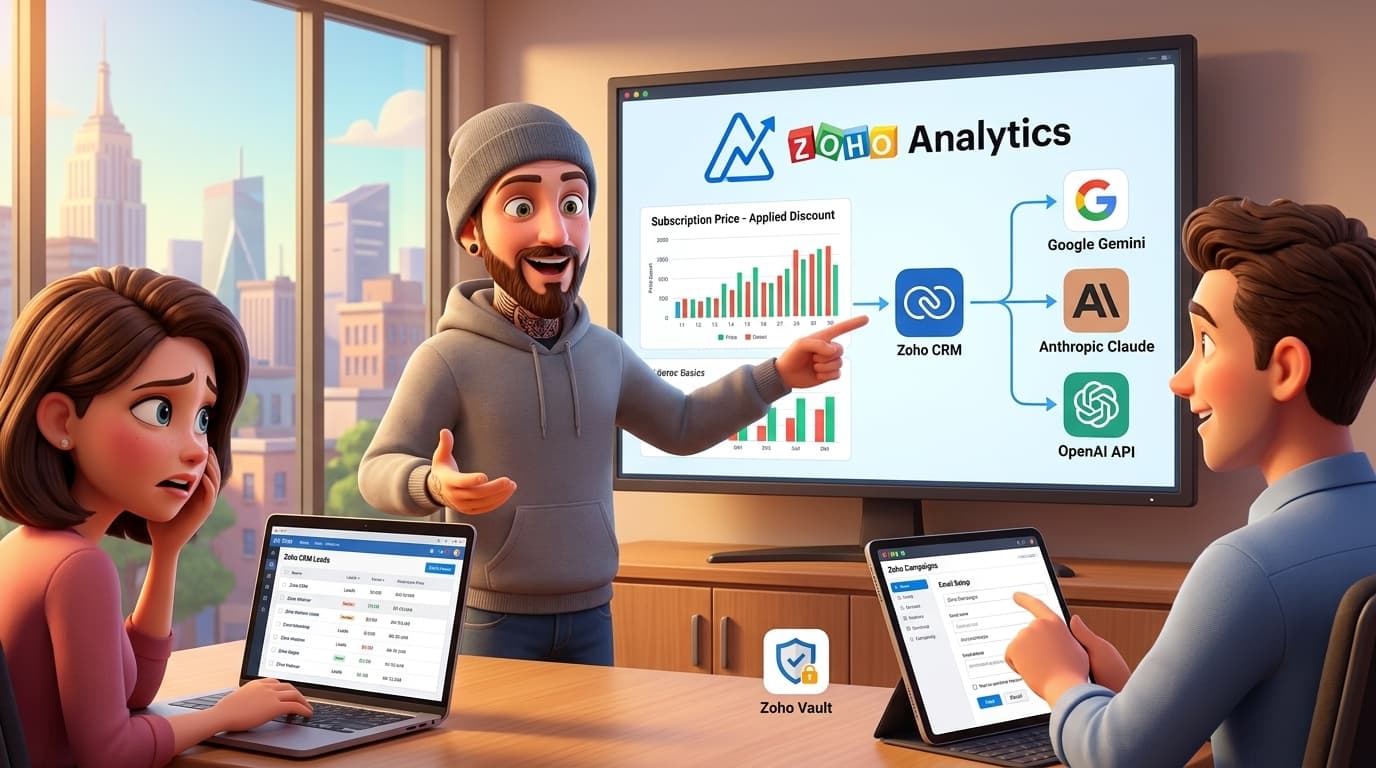 Zoho CRM, OpenAI API und Zoho Analytics für B2B Lead-Qualifizierung und KI-Datenanreicherung: Praxis-Tutorial