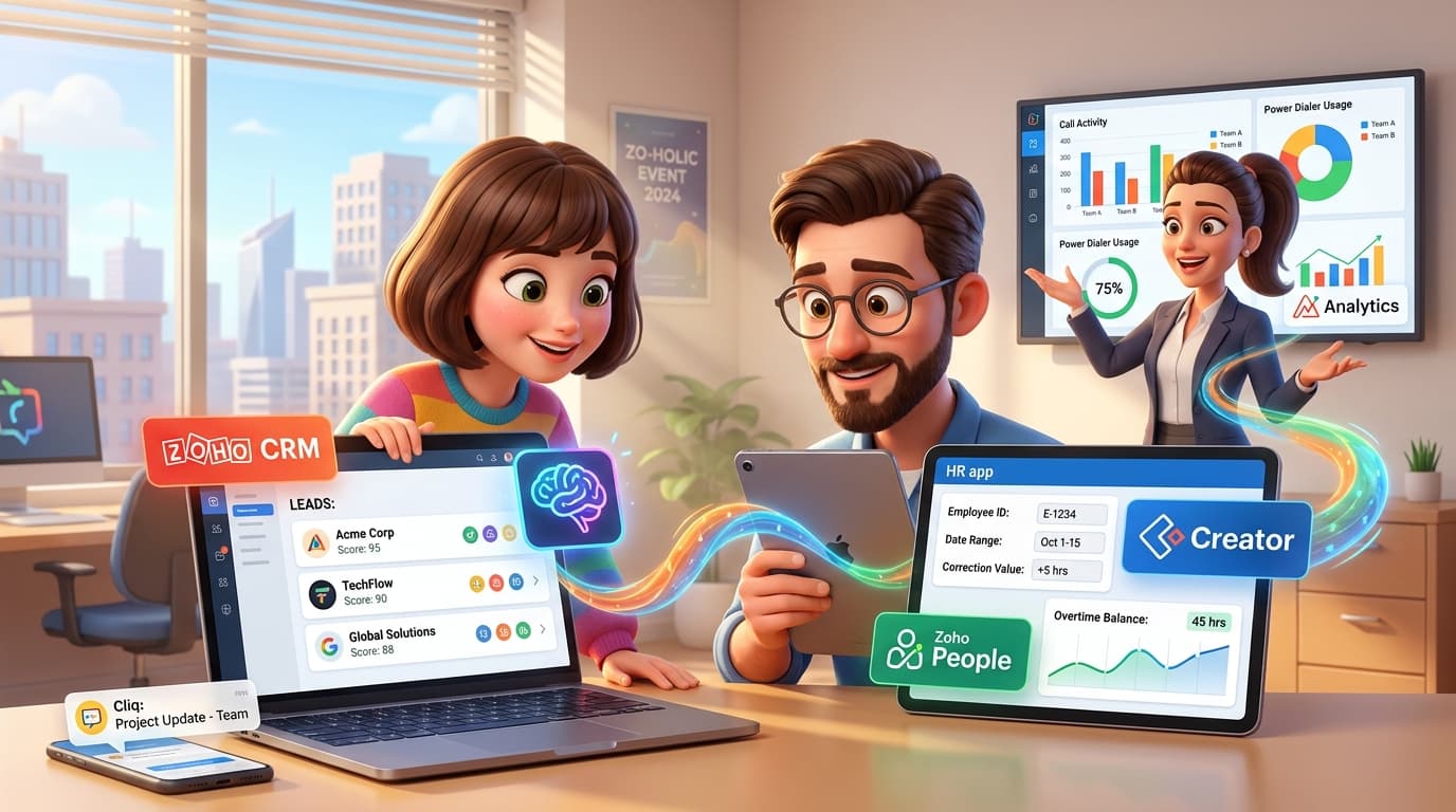 Zoho CRM, OpenAI API und Zoho Creator für automatische Lead- und HR-Prozesse verbinden – Tutorial