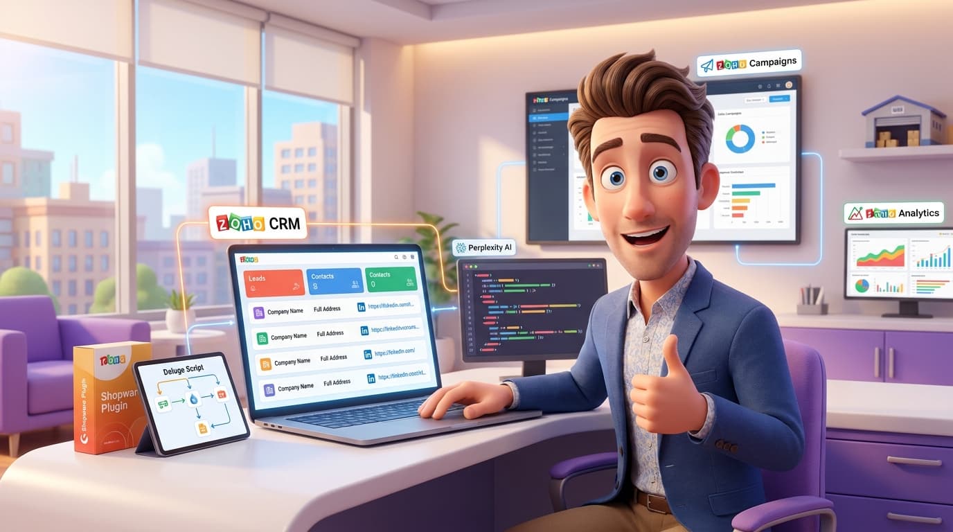 Zoho CRM + Perplexity API: Automatisierte Leadanreicherung und KI-Analyse lernen