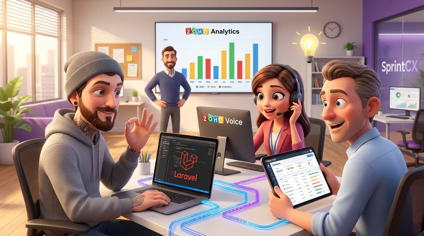Zoho CRM REST API, Laravel und Zoho Analytics für Event- und Vertriebsintegration lernen