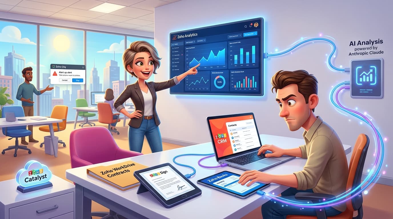 Zoho CRM, Zoho Analytics, externe KI-APIs: Tutorial zur Workflow-Automatisierung