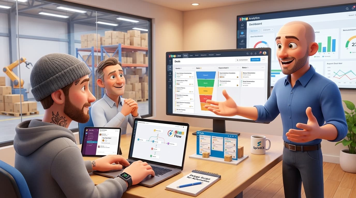 Zoho CRM, Zoho Flow und Cliq: Abschlusszentriertes Lead-Management automatisieren