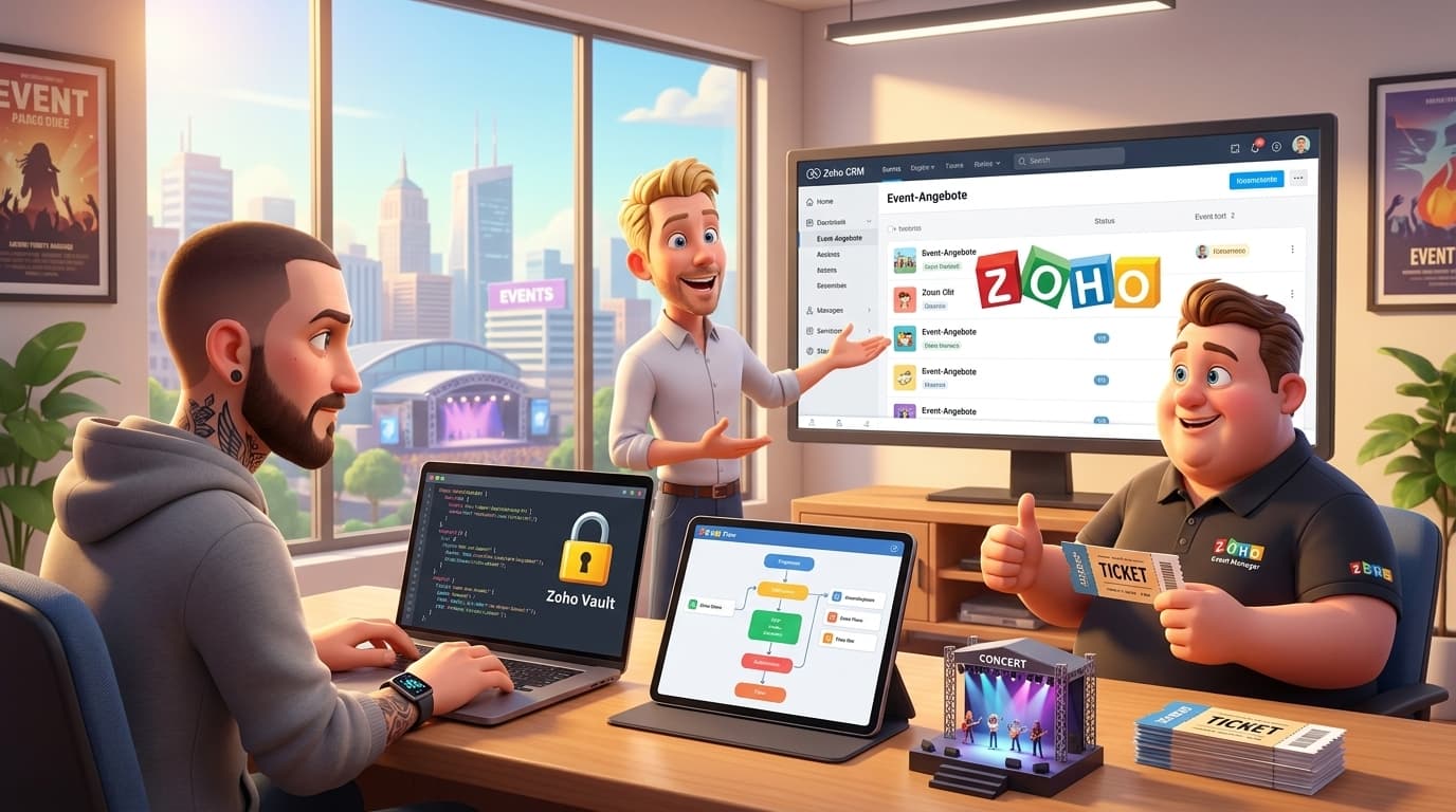 Zoho CRM, Zoho Flow und OpenAI API: Event-Ticketing-Integration und KI-gestützte Kommunikation automatisieren