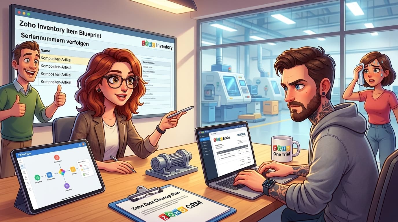 Zoho Inventory, Books und API: Sandbox-Tutorial für GoBD-konforme Stammdatenkorrektur
