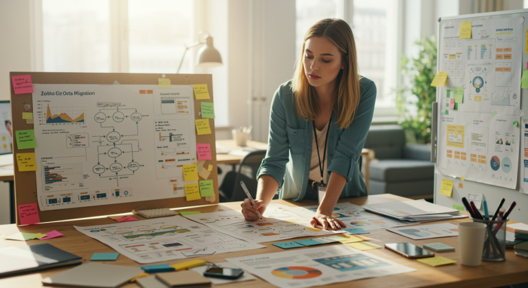 Mehr über den Artikel erfahren HubSpot zu Zoho CRM migrieren: DataPrep, Analytics, Writer Tutorial für saubere Vertriebsdaten